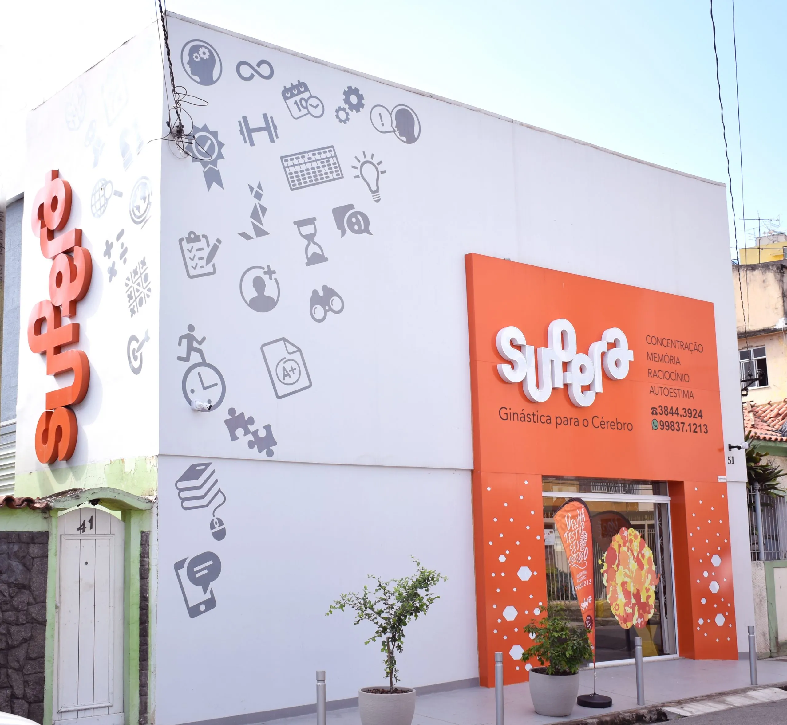 Fachada da unidade Supera Nova Iguaçu